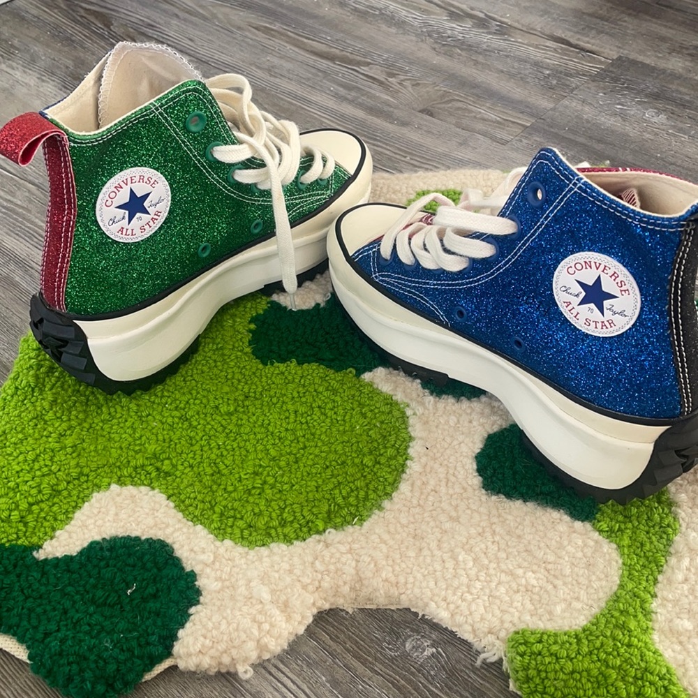 JW ANDERSON GLITTER CONVERSE